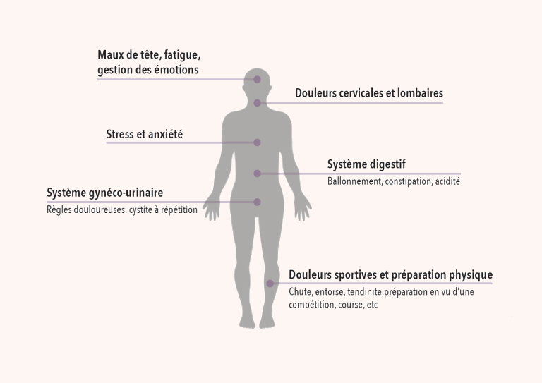 Motifs de consultation en ostéopathie à Paris 13